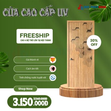 BÁO GIÁ CỬA NHỰA GIẢ GỖ HUYPHATDOOR - LỰA CHỌN TIẾT KIỆM VÀ BỀN BỈ