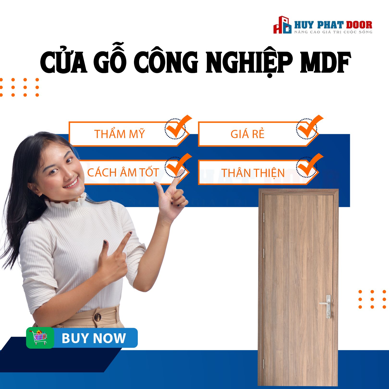BÁO GIÁ CỬA GỖ CÔNG NGHIỆP HUYPHATDOOR CHẤT LƯỢNG - UY TÍN